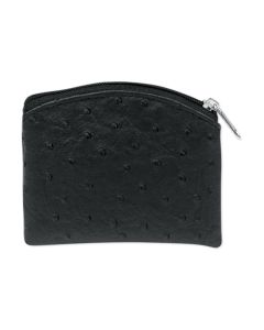 Rosary Case-Black Ostrich-3.25x4