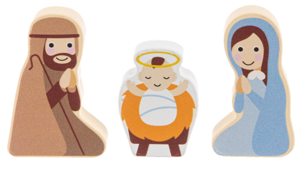 Nativity-Toy Play Set-Wood-12pc