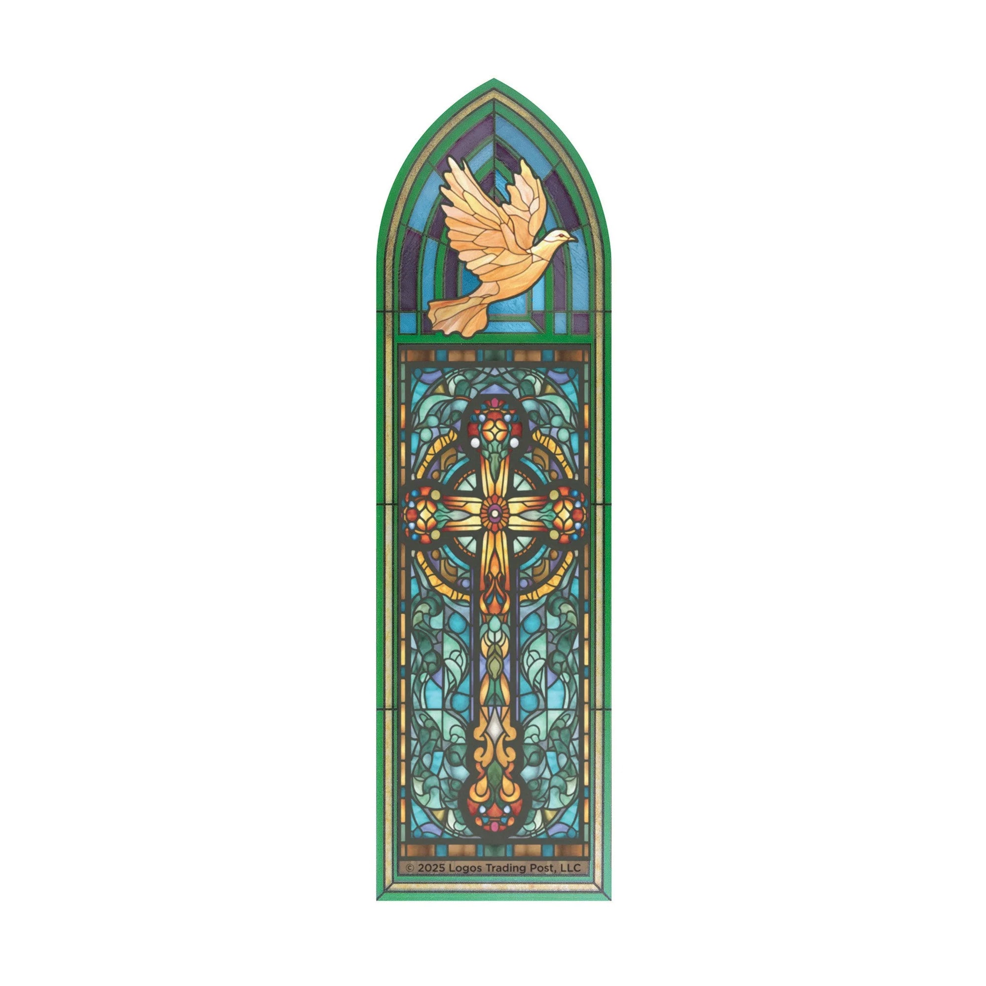 Bookmark-Stained Glass-Cross