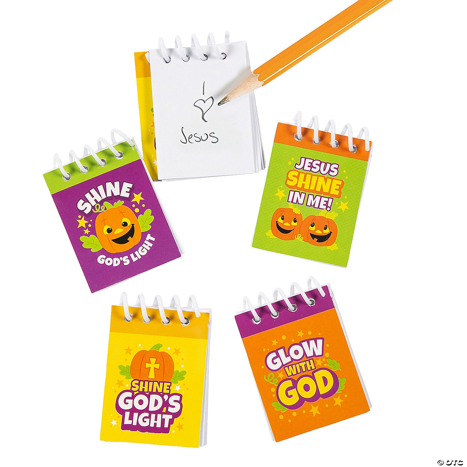 Notepad-Mini-Christian Pumpkin