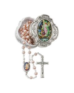 Rosary/Pink/KeepsakeBox/GA