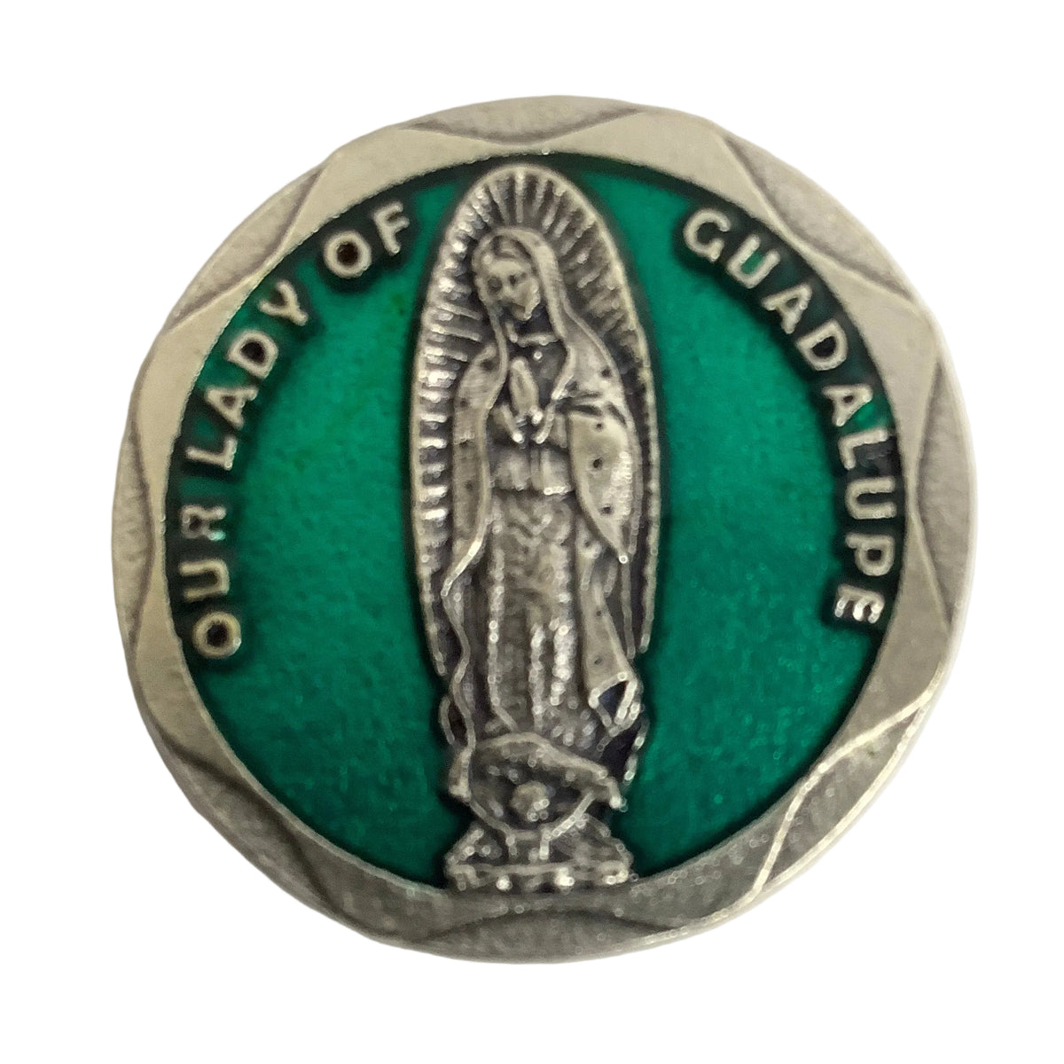 Pocket Token-Green-Our Lady Of Guadalupe