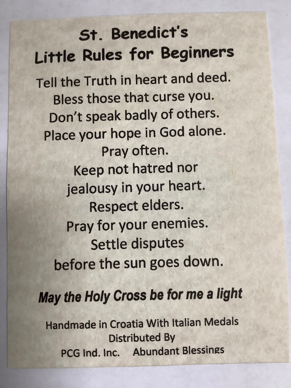 Bracelet-Kids-St Benedict-Purple