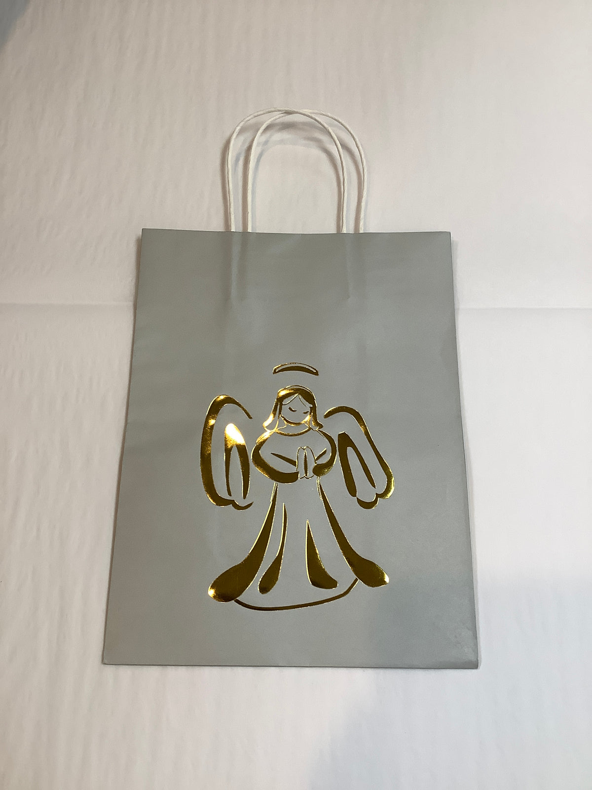 Gift Bag-Angel-Silver & Gold