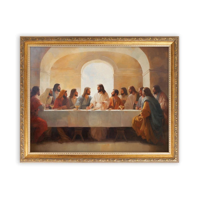 Artwork-Framed-Last Supper-13.75"x17.75"