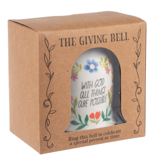 Ornament-Bell-Ceramic-All Things Possible