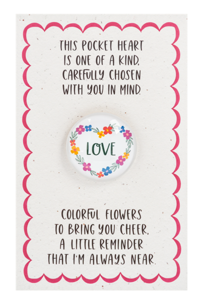 Pocket Token-Love Flower Heart