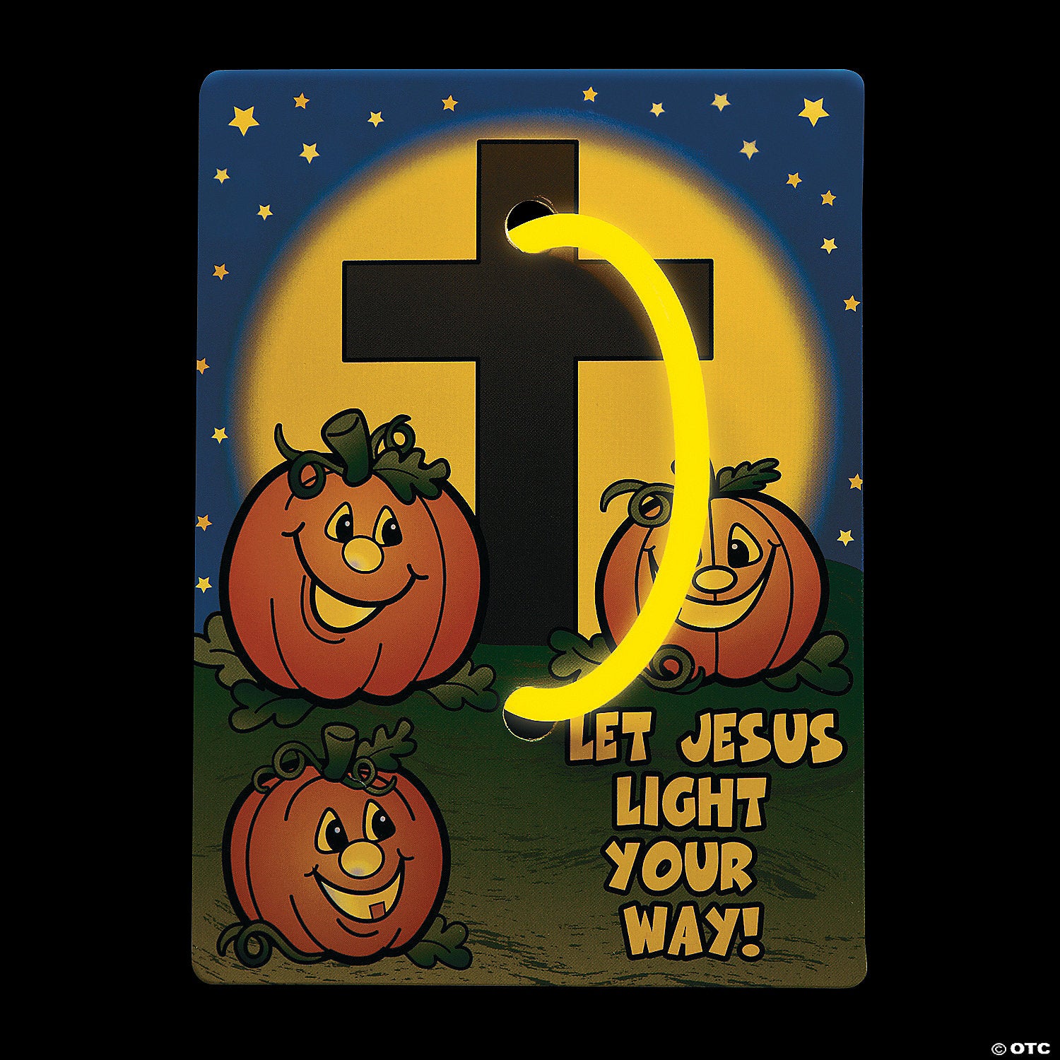 Bracelet/Card/Pumpkin Glow Stick
