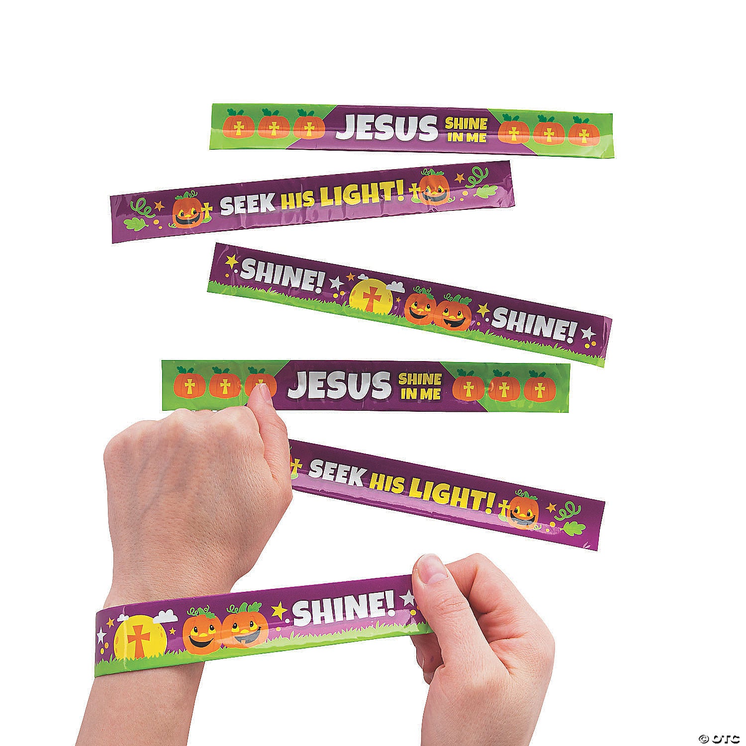 Slap Bracelet-Christian Pumpkin