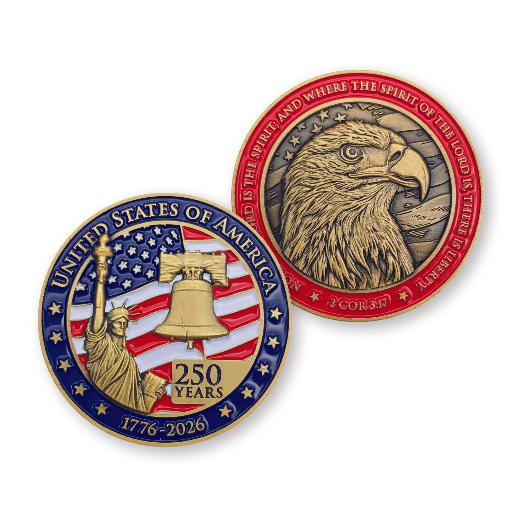 Coin-USA-250th Ann-2Co 3:17