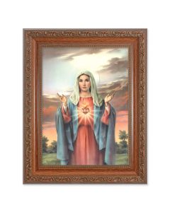 Framed Print/Immac Heart/6x8"