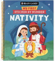 Book-Activity-Nativity-My First Sticker By Number