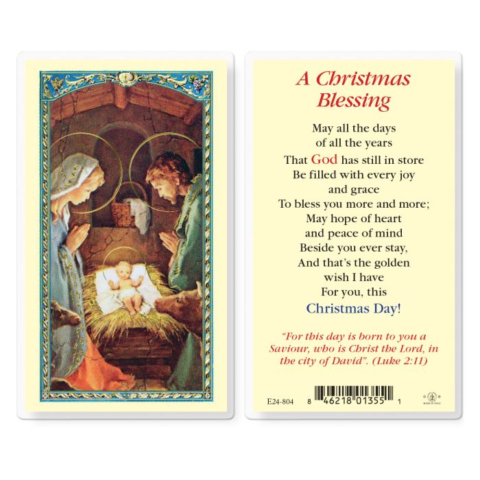 Prayer Card-A Christmas Blessing
