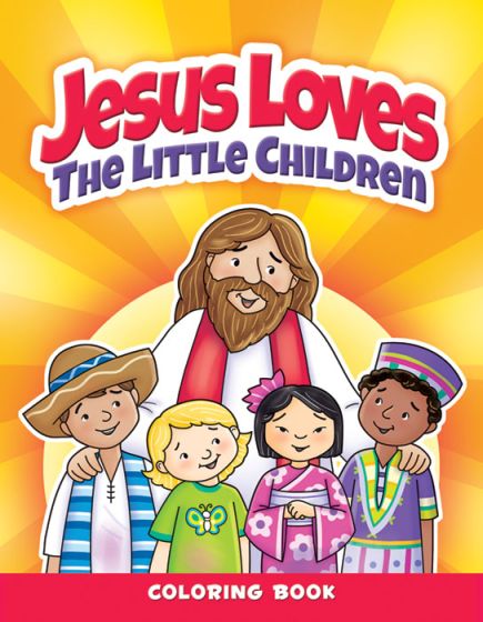 Book/Color/Jesus Loves The Little Children-E4796