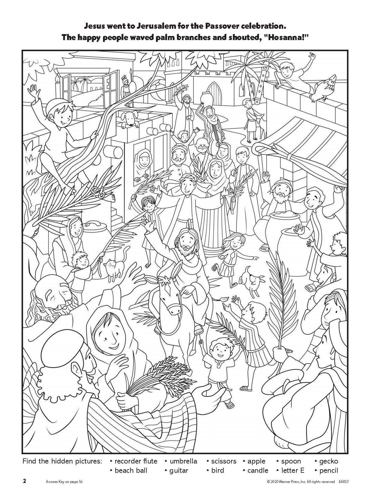Activity Book/Jesus Is Risen/Hidden Pictures