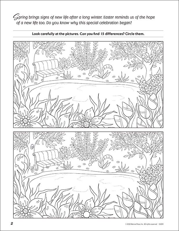 Coloring Book-Easter-Why We Celebrate-Activity