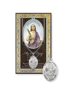 Necklace/Prayer to St. Lucy