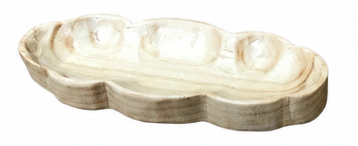 Crib-Handmade Carved Wood Manger-6"