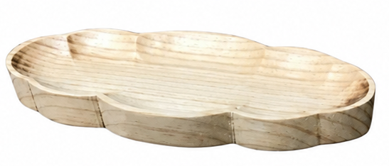 Crib-Handmade Carved Wood Manger-8"