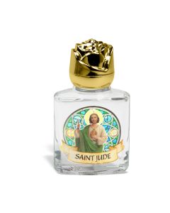 Holy Water Bottle-St Jude-Glass