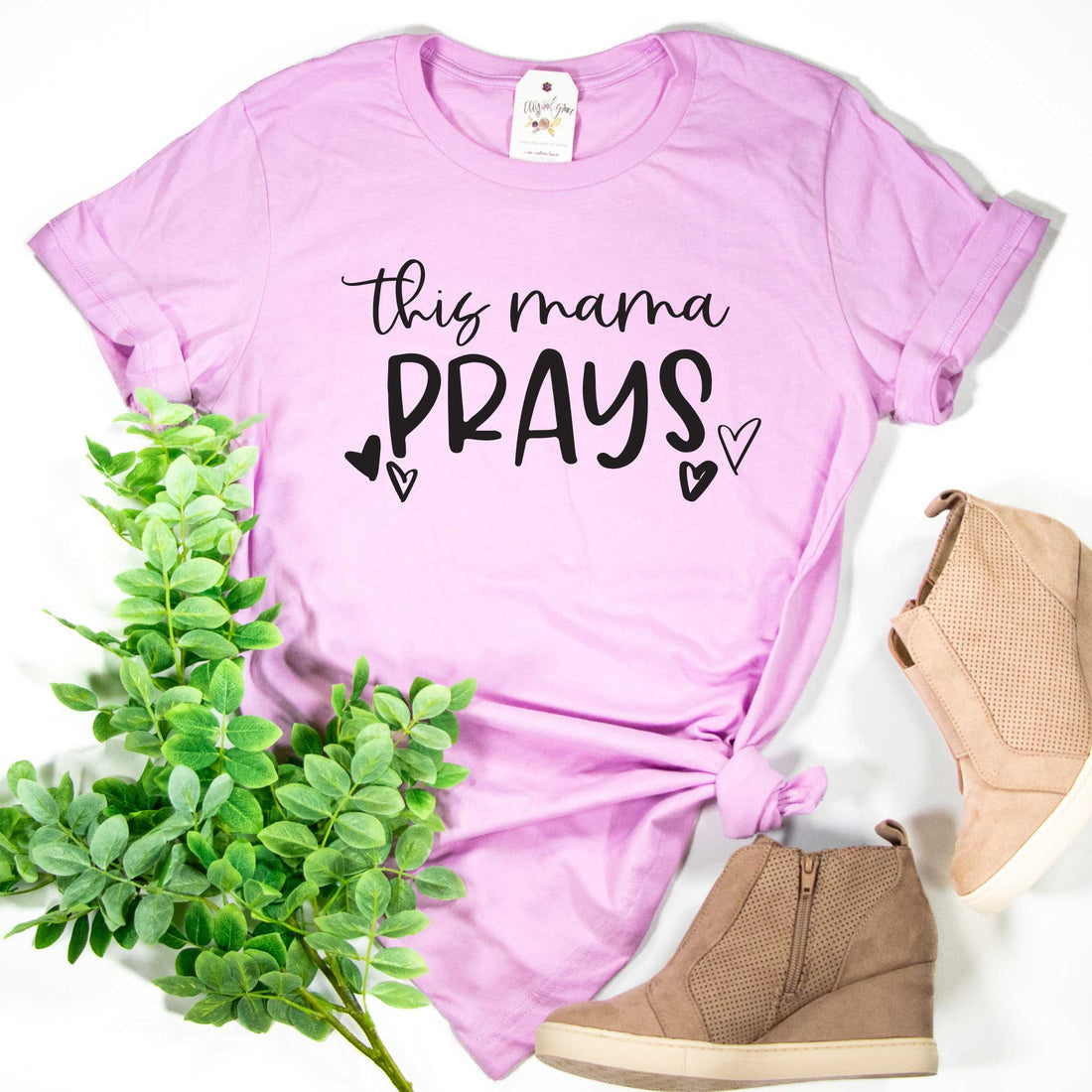 TShirt-This Mama Prays-Elly and Grace