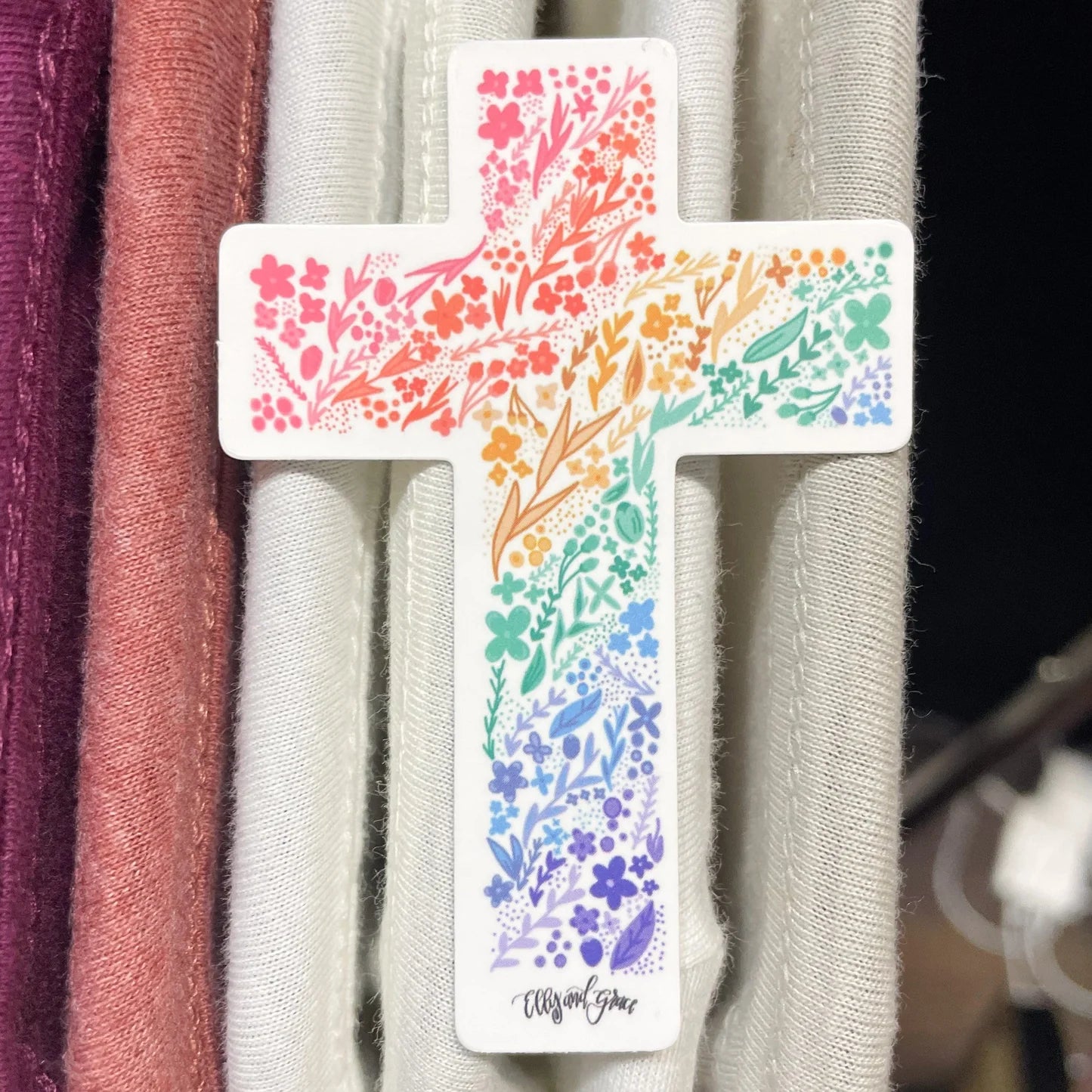 Sticker-Cross-Elly And Grace