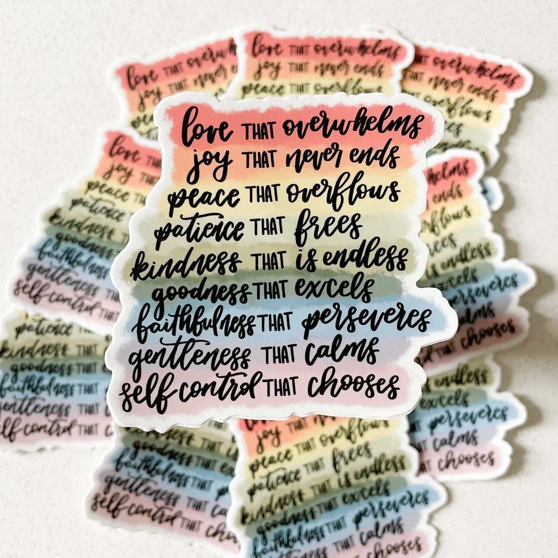 Sticker-Fruit Of The Spirit-Elly And Grace