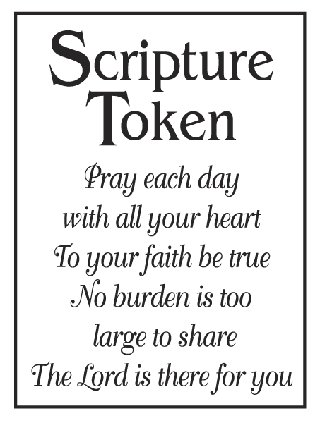 Pocket Reminder/Scripture Token