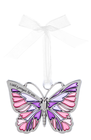Ornament-Butterfly-I Said A Prayer For You-ER72155