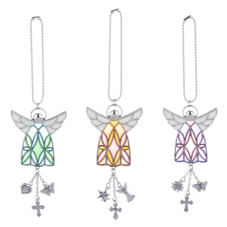 Car Charm-Angel-Stained Glass-Assortment