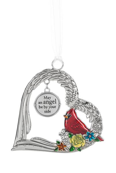Ornament-Cardinal-Heart-Angel By Your Side