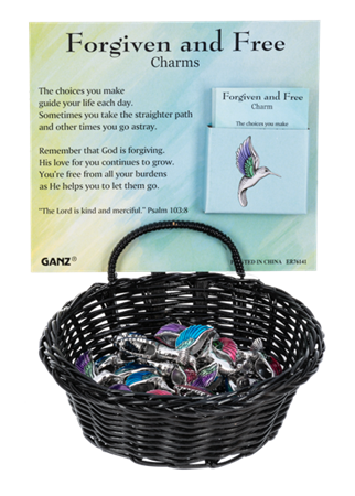 Pocket Reminder-Forgiven And Free Hummingbird