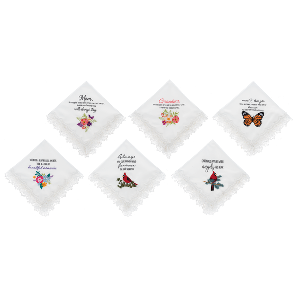 Handkerchief-Grandma-In Memory-Boxed