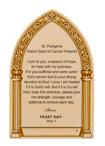 Pocket Card-St Peregrine-Saint Of Cancer Patients