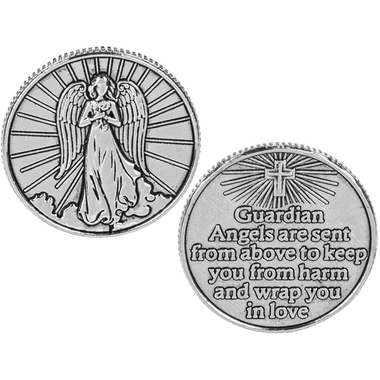 Pocket Reminder-Guardian Angel Coin