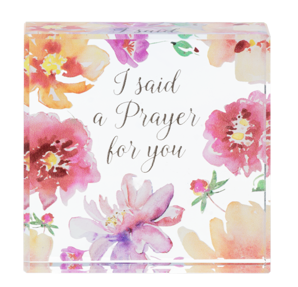 Block-Glass-Said A Prayer-Floral