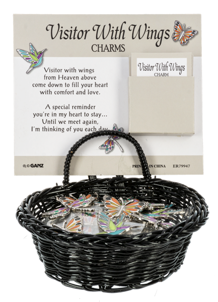 Pocket Charm-Visitor With Wings-Assorted