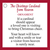 Pocket Charm-Cardinal From Heaven-Christmas
