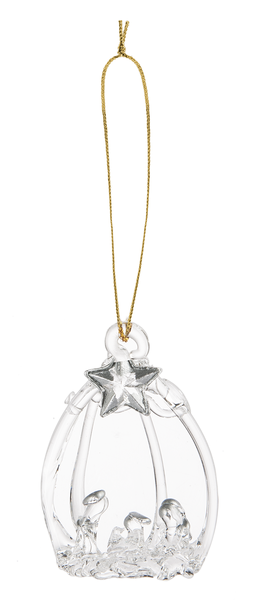 Ornament-Nativity-Glass