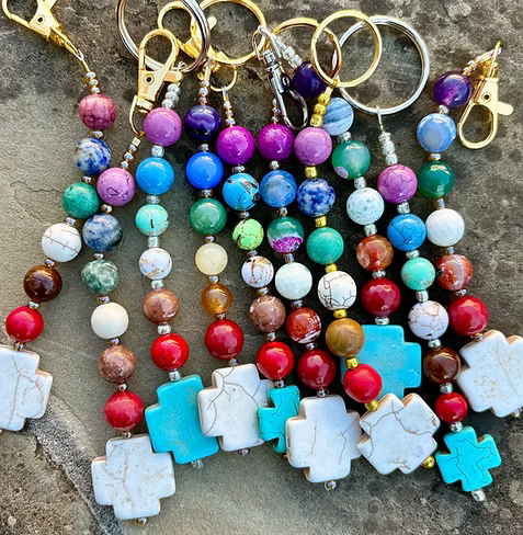 Bag Charm-John Bag Charm-Asstd Beads