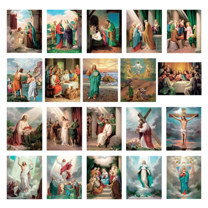 Poster Set/20 Mysteries/4x6