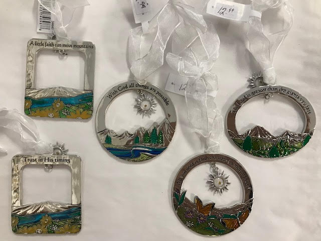 Ornament-A Little Faith Can Move Mountains-Scenic