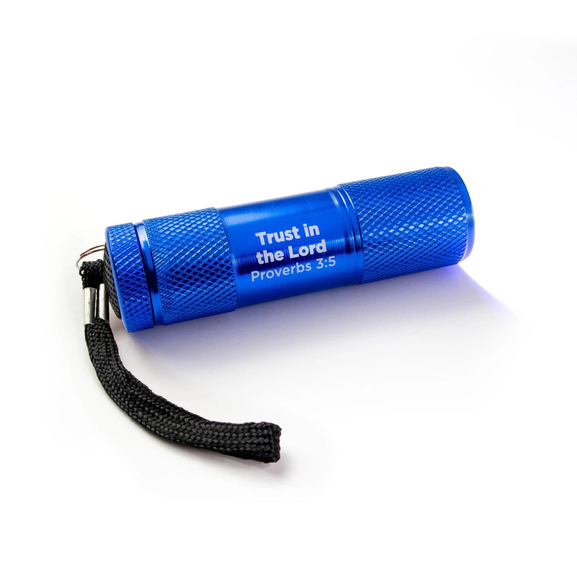 Flashlight-LED-Blue-Pro 3:5-Trust In The Lord
