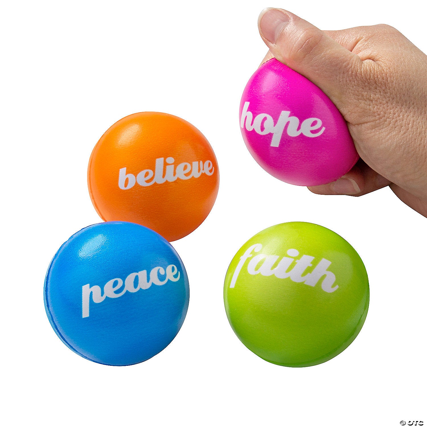 Stress Ball-Foam-Inspirational-Assorted