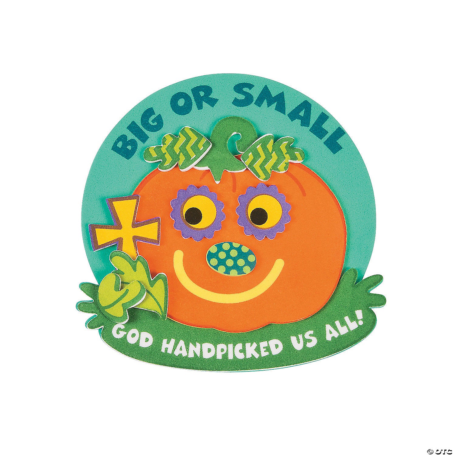 Magnet Craft Kit-Hand Picked-Pumpkin