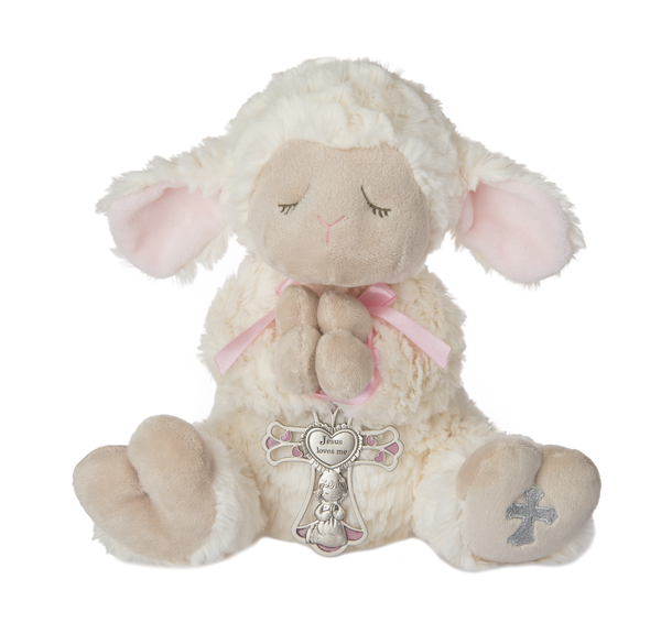 Lamb/13"/Girl Crib Cross