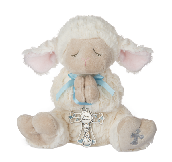 Lamb/13"/Boy Crib Cross