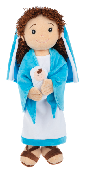 Doll-Plush-Mary With Baby Jesus-15"
