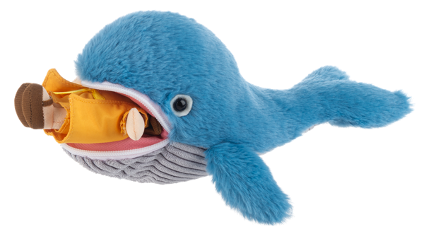 Stuffed-Jonah & Whale-10"