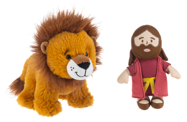 Stuffed-Daniel & Lion-7"
